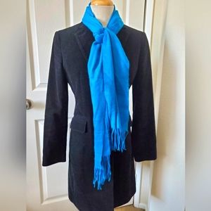 AMICALE Bright Teal Blue Soft Scarf